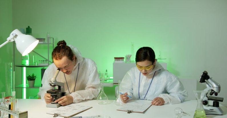 Microscopes - Scientists Doing Research in Laboratory