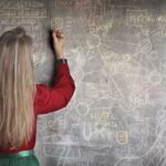 Quantum Physics - Woman in Red Long Sleeve Writing On Chalk Board